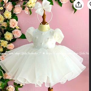 Baby girl baptism or birthday dress